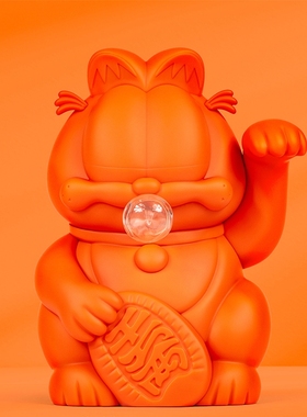 ZCWO正版夏日多巴胺水果招财加菲猫潮玩手办家居女生摆件公仔