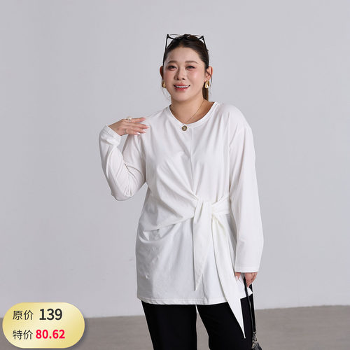 大码女装T恤宽松显瘦百搭