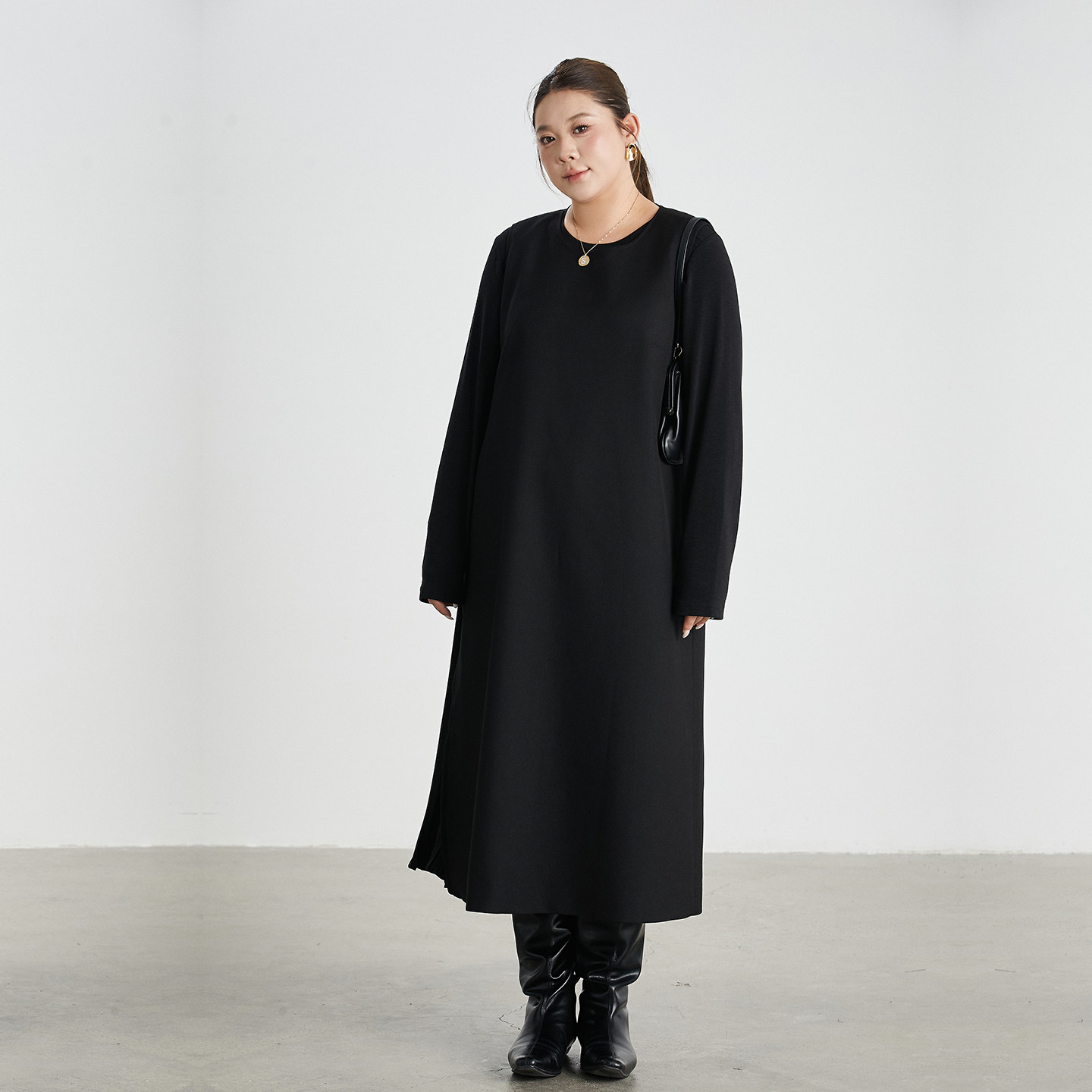 侧拉链百褶两穿背心裙大码女装胖mm新款2026春宽松百搭无袖连衣裙,女装/女士精品,大码连衣裙,淘宝优惠券,粉丝福利购,淘宝优惠卷