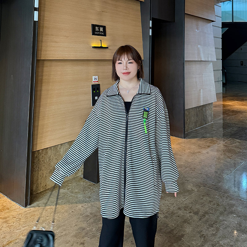 大码女装外套宽松显瘦