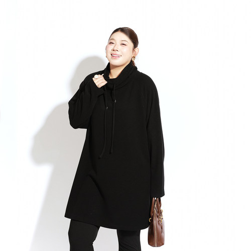 大码女装双面绒上衣宽松显瘦百搭