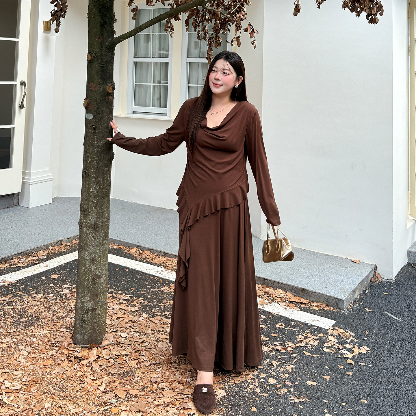 大码女装套装宽松显瘦两件套