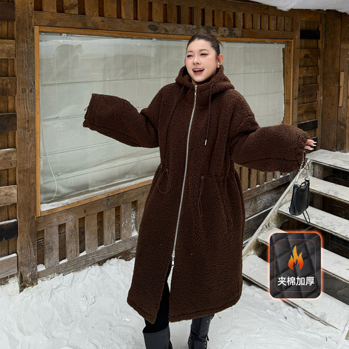 大码女装外套宽松保暖百搭