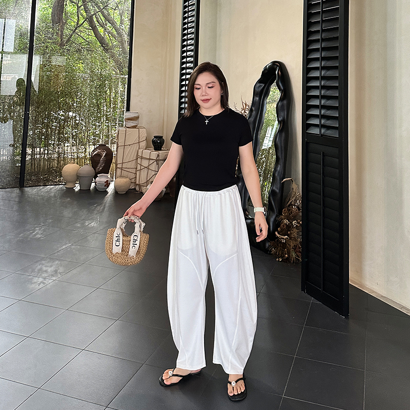 大码女装休闲裤宽松显瘦