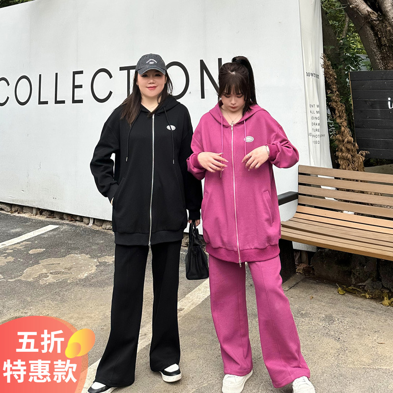 宽松显瘦套装大码女装