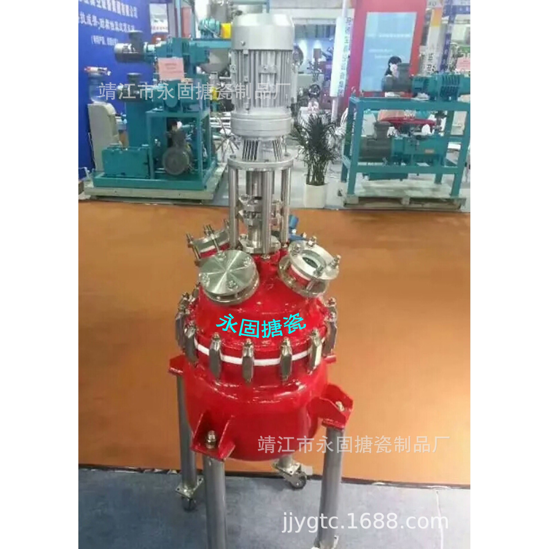 实验室管式反应器 微小型搪瓷反应釜 1升反应釜 小试试验反应罐