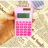 买二送一 双电源太阳能 大促 学生儿童文具便携小巧计算器