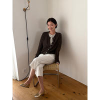 Acme Ground fake two woolen knitted cardigans for women 2026 Autumn New Style Versatile sweaters 22233 thumbnail 6