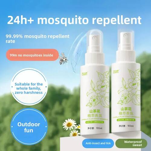 Camellia plant extract fragrance mosquito repellent liquid a