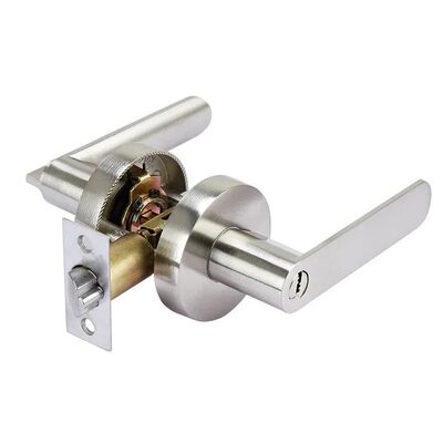 Silent Room Door Lock Round Door Lock Interior Door Handle L