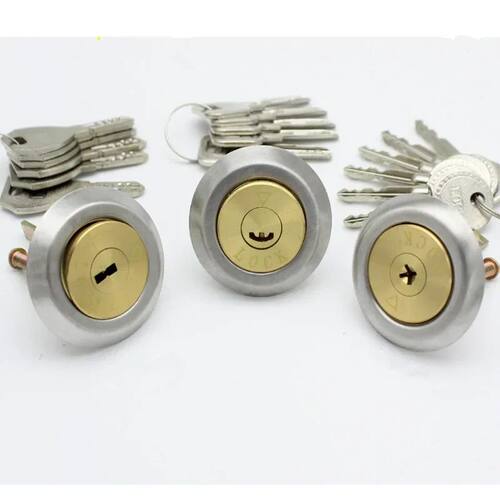 Copper Security Lock Round Anti-Theft Interior Door Universa