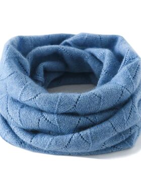 100% Cashmere Neck Warmer for Women, Warm Neck Protection, V