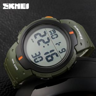 SKMEI 1068 Calendar PU Strap 5Bar Waterproof Digital Watch r