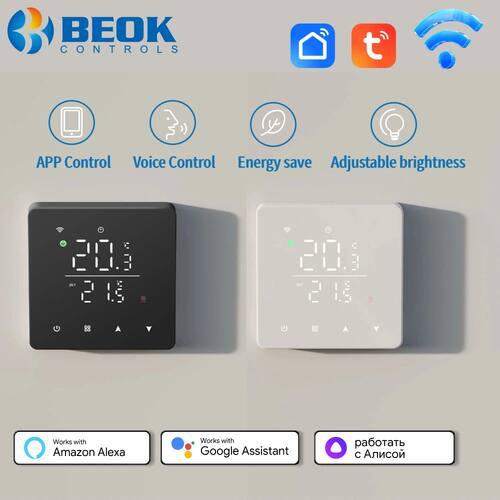 Beok Tuya Wifi Heating Thermostat Smart Home Thermoregulator