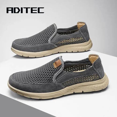 A slip-on loafers, suitable for men's summer breathable casu
