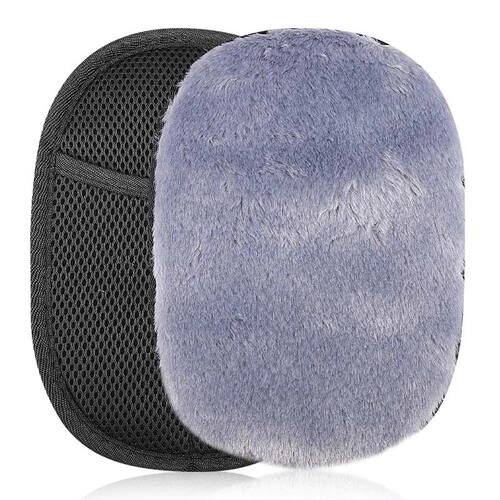 Shoes Cleaning Tool Plush Polished Gloves Handbag Leather Br