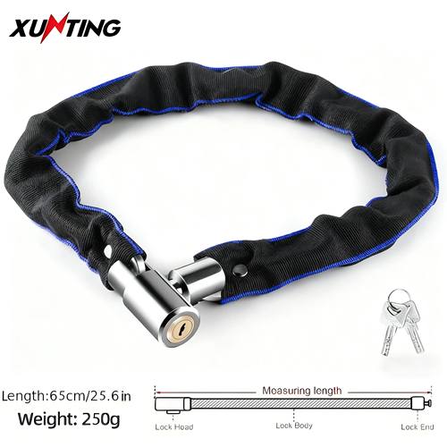 Xunting Bike Chain Lock with Lighter Weight and Stronger Sec