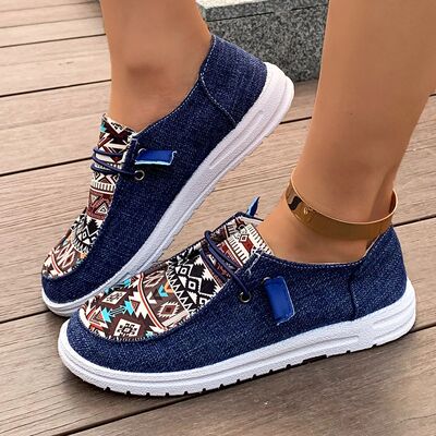 Spring and Autumn Fashion New Women Round Toe Walking Shoes
