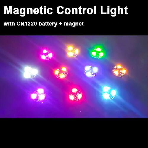 3pcs X Magnetic Control Light Super Bright 3LED Wireless LED