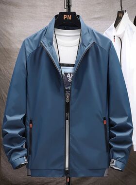 Summer Stand Collar Sunscreen Jacket Men Outdoor Sun Protect