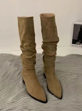 Women Knee High Boots Autumn Winter Female Shoes Fashion Fem