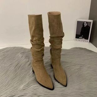Women Knee High Boots Autumn Winter Female Shoes Fashion Fem