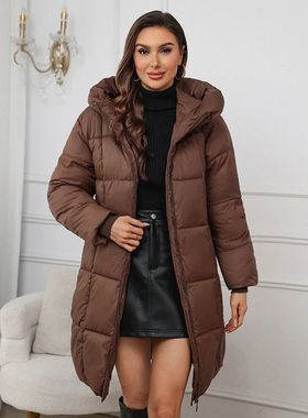Women Long Coat 2024 New Autumn Winter Parkas Female Thick D