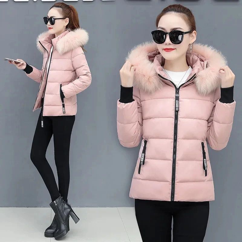 Women's Winter Parka Coat 2025 Korean Version Loose Lady Cot
