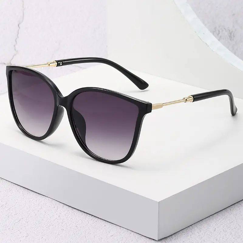 Vintage Cat Eye Sunglasses Woman Brand Designer Retro Mirror图片