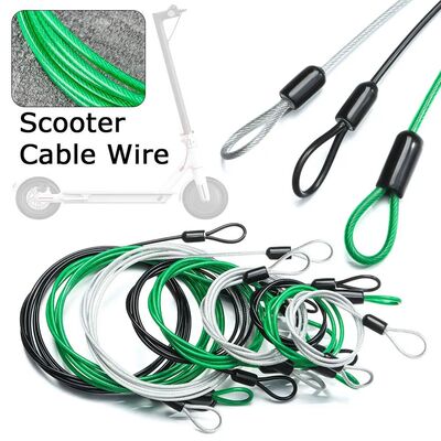 0.5/1/2Meters Bicycle Lock Wire Cycling Strong Steel Cable L