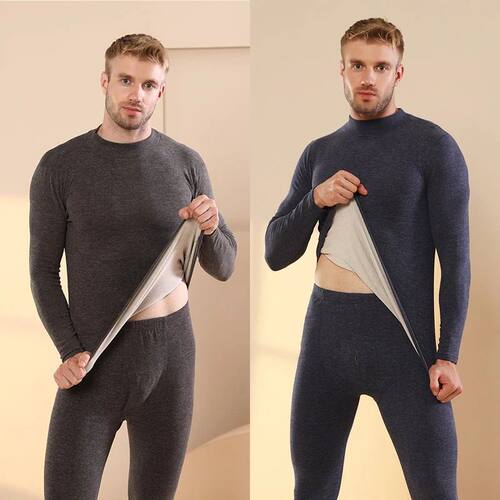 Autumn Winter New Men's Cashmere Silk Soft Comfortable Warm