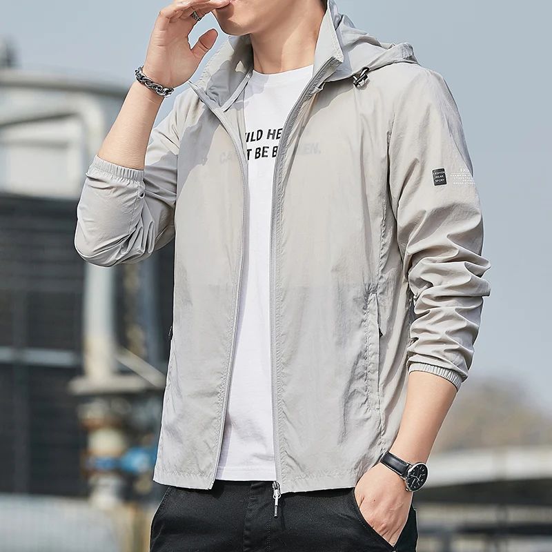2025Summer Hooded Jacket Men Women Waterproof Sun Protection图片