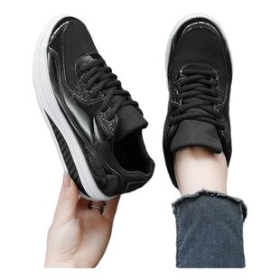 Glitter Platform Wedge EOFK Tennis Athletic Walking Women