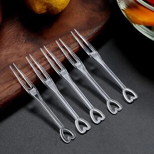Cake Snac 100Pcs Fork Pick Children Food Fruit Dessert