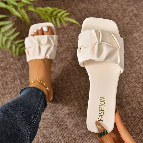 Women's Sandals Fashion Square Head Summer Shoes For Women F