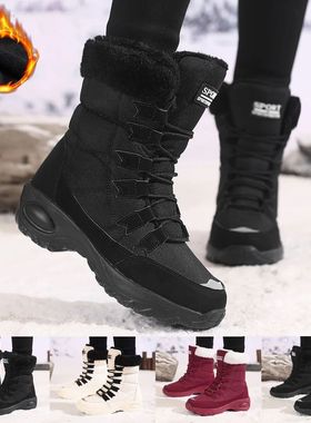New Winter Women Boots High Quality Warm Snow Boots Lace-up
