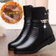 Lea 2024 Women Leather Wool Boots Thick Genuine Winter Lined