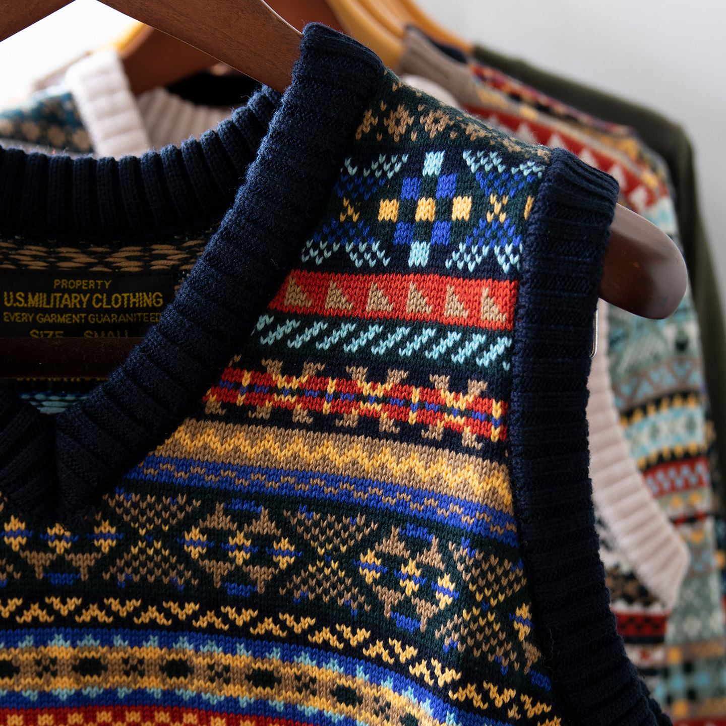 秋冬加厚英伦复古针织花纹羊毛混纺保暖马甲男女宽松打底无袖毛衣,男装,针织衫/毛衣,淘宝优惠券,粉丝福利购,淘宝优惠卷