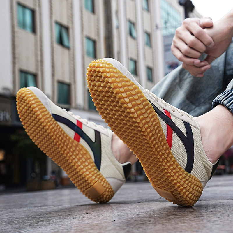 拔河比赛专用鞋牛筋底运动鞋男牛津底透气防滑耐磨男女款爬山鞋子