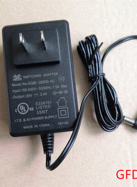 适用飞利浦拉杆音箱SD80/93电源适配器20V2.4A/15V2A充电器线
