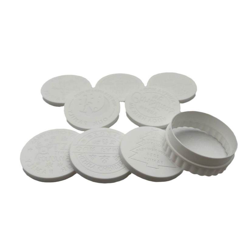 Merry Christmas Cookie Stamp 3D biscuits.