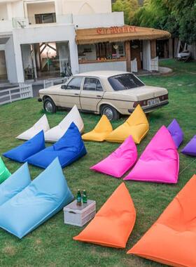 S21 Out-of-home lazy sofa alone in a chair camping afternoon