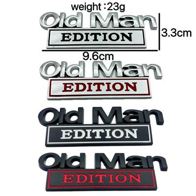 Modified OLD man leaf plate metal EDITION vehicle tailings