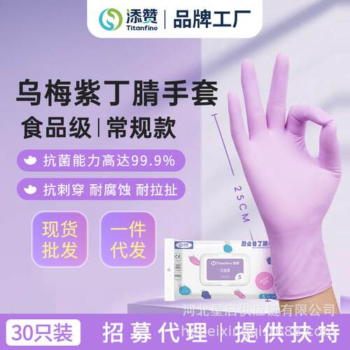 Titanfines one-time food-grade pure thorium glove kitchen c