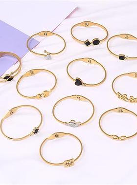 The Japanese and Korean classic titanium couple with a diamo