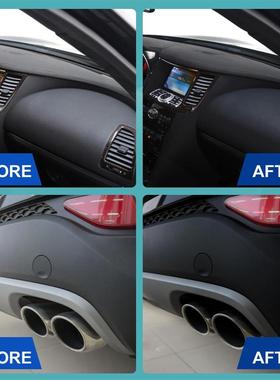 Refurbishment of plastics in cars, cleaning of photo-whitein