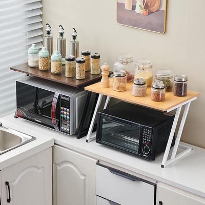 Desktop set-up kitchen-side microwave set-up canner to accom