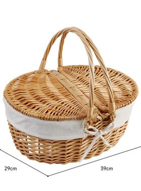 Willows hand-picked field picnic basket with the Gatti bask