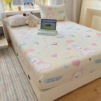 Carpenter slanted, cotton single-beds are freely matched wit