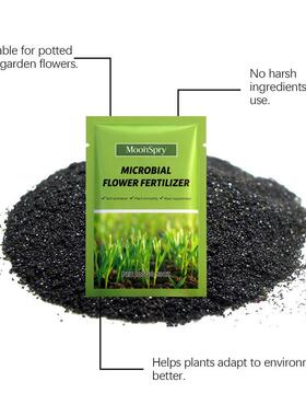 Flowers grow fertilizer.